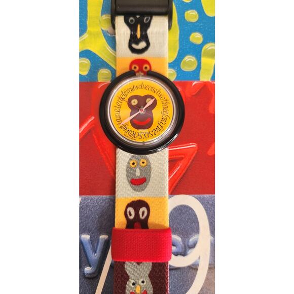 Swatch watch DOGGIE BAG PMK115 1996 POP Design by Jeffrey Fischer new old stock - Picture 5 of 10